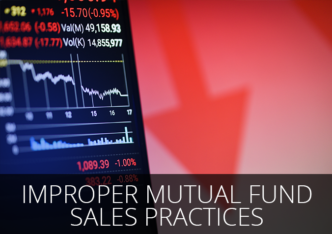 New York Criminal Law Defense Lawyer, Improper Mutual Fund Sales Practices