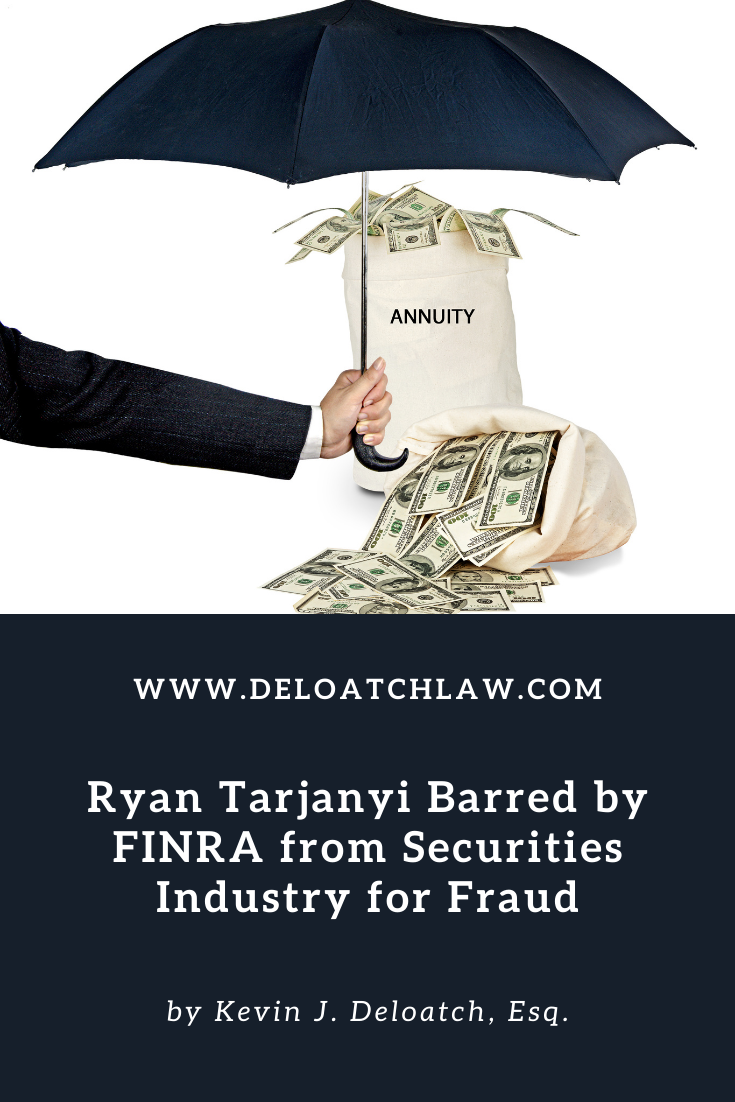 Ryan Tarjanyi Barred by FINRA from Securities Industry for Fraud (1)