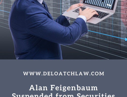 Alan Feigenbaum Suspended from Securities Industry by FINRA for Unauthorized Discretion
