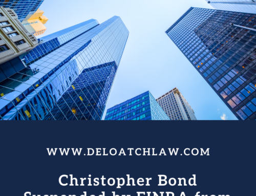 Christopher Bond Suspended by FINRA from Securities Industry for Unauthorized Discretion