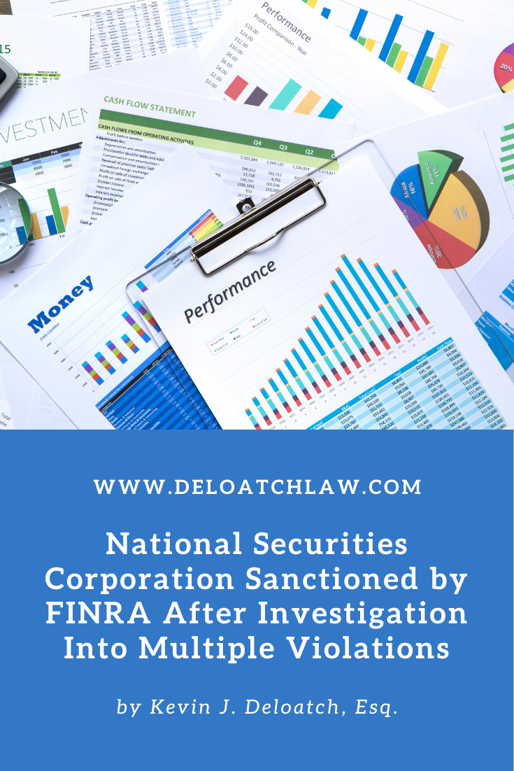 National Securities Corporation Sanctioned by FINRA After Investigation Into Multiple Violations (1)