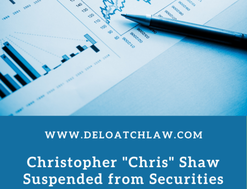 Christopher “Chris” Shaw Suspended from Securities Industry by FINRA for Unauthorized Discretion