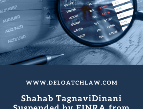 Shahab TagnaviDinani Suspended by FINRA from Securities Industry for Unauthorized Trading
