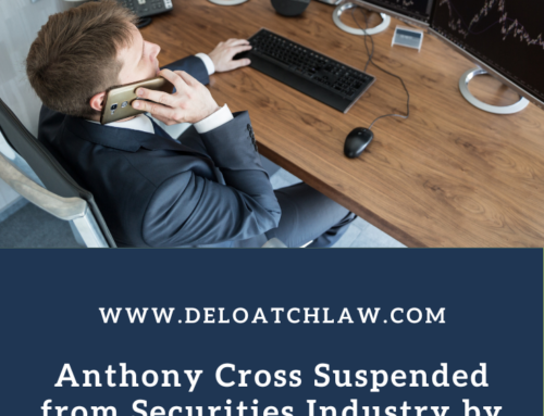Anthony Cross Suspended from Securities Industry by FINRA for Unauthorized Discretion