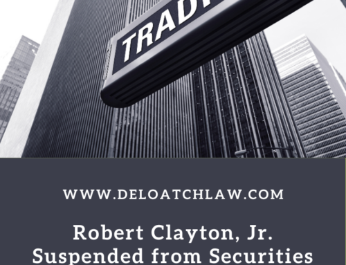 Robert Clayton, Jr. Suspended from Securities Industry by FINRA for Mismarking Order Tickets