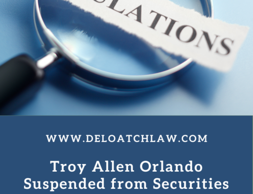 Troy Allen Orlando Suspended from Securities Industry by FINRA for Unsuitable Recommendations