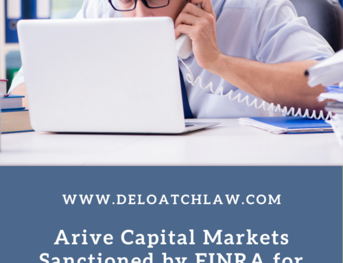 Arive Capital Markets Sanctioned by FINRA for Failure to Supervise