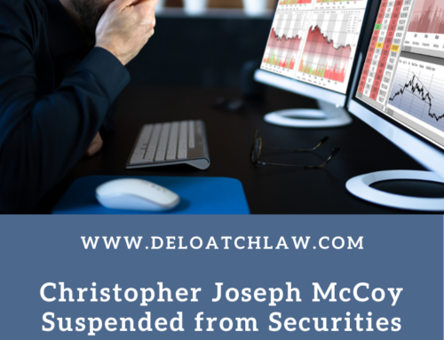 Christopher Joseph McCoy Suspended from Securities Industry By FINRA for Unauthorized Discretion