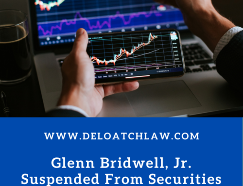 Glenn Bridwell, Jr. Suspended From Securities Industry by FINRA for Unauthorized Discretion